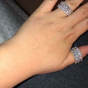 Sterling silver POPULAR rings On IG. ALL SZ 7.